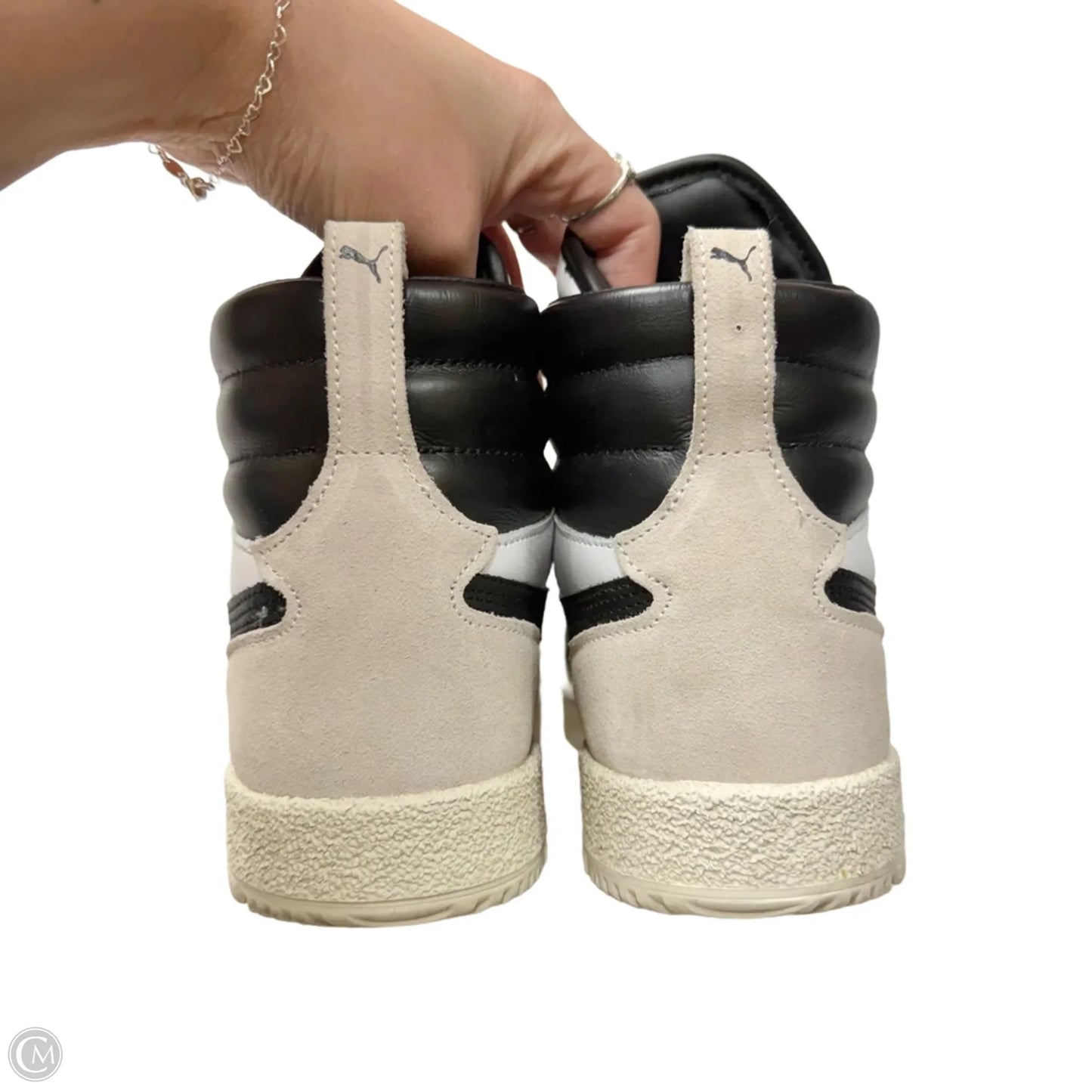 Shoes Sneakers By Puma In Black & Cream, Size: 9.5