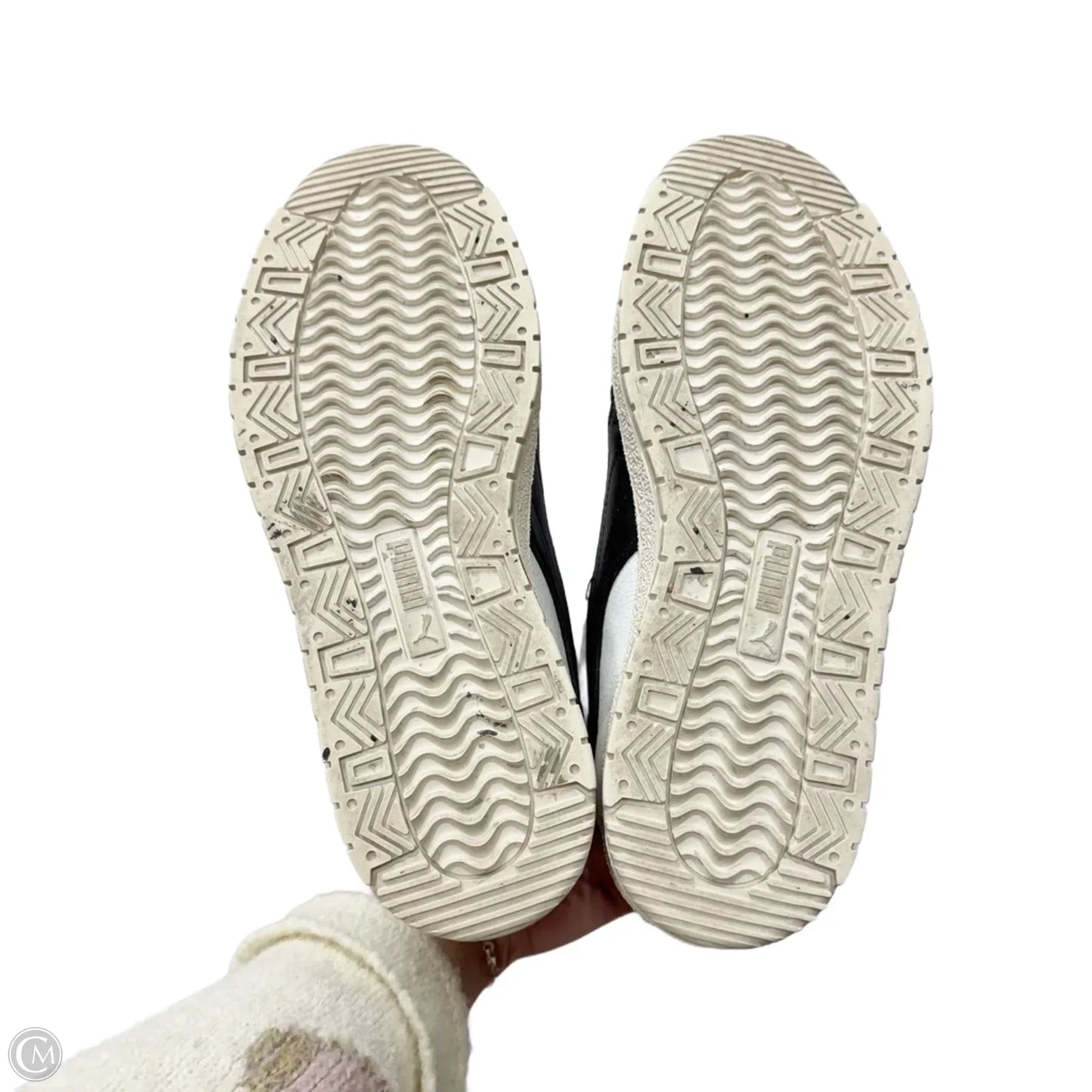 Shoes Sneakers By Puma In Black & Cream, Size: 9.5