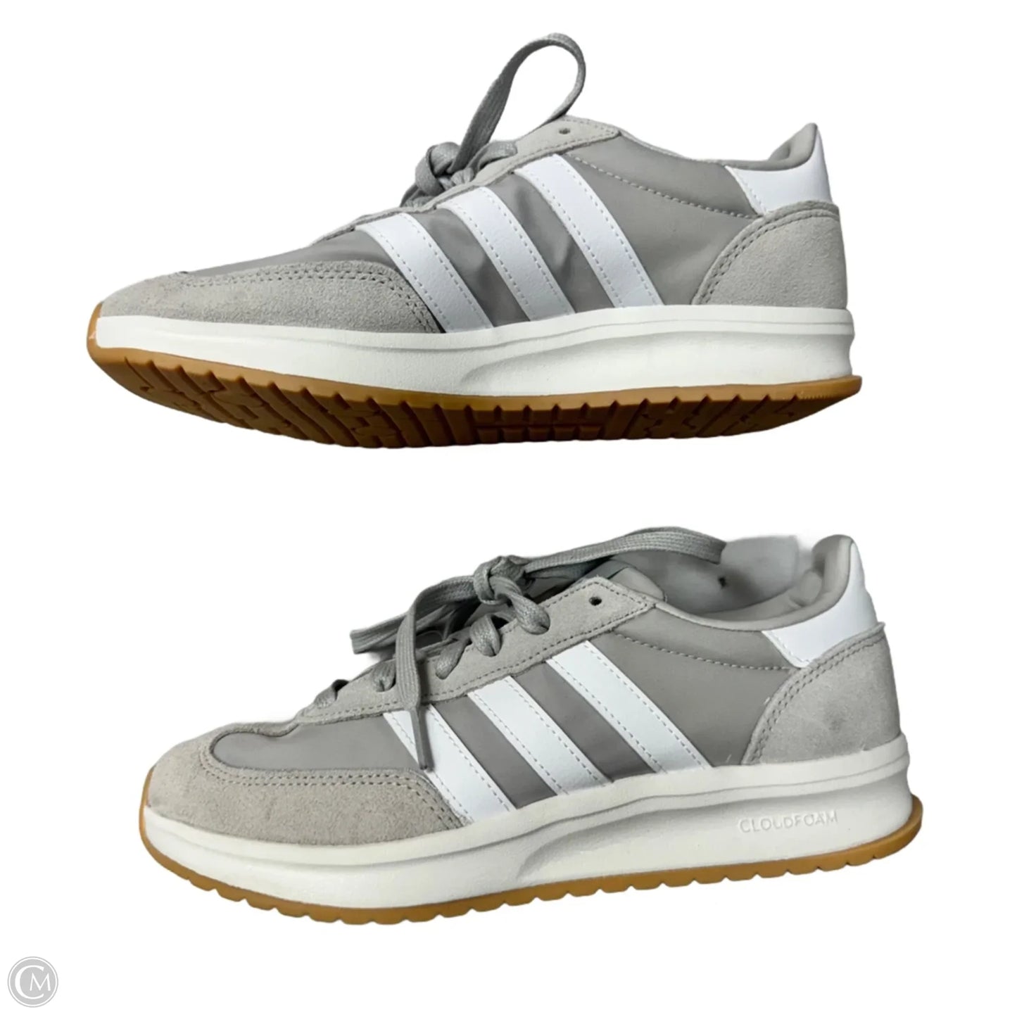Shoes Athletic By Adidas In Grey & White, Size: 7
