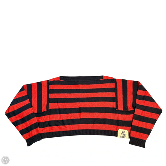 Top Long Sleeve By We The Free In Striped Pattern, Size: L