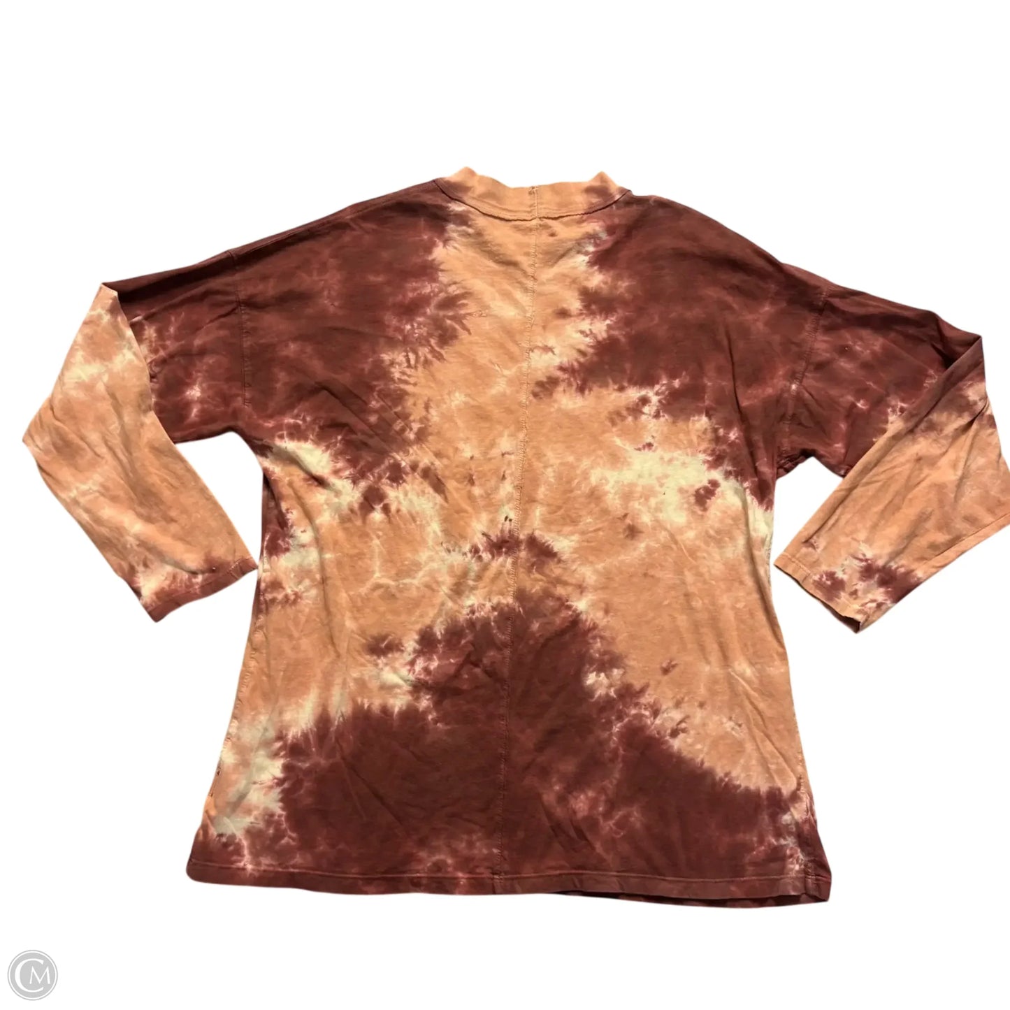 Top Long Sleeve By We The Free In Tie Dye Print, Size: Xs