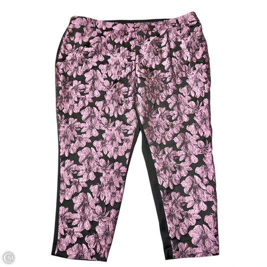 Pants Dress By Eloquii In Floral Print, Size: 26