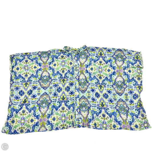 Top Short Sleeve By Johnny Was In Floral Print, Size: M