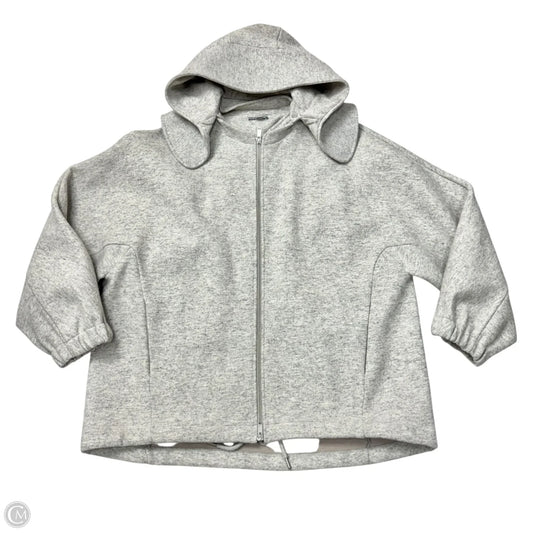 Coat Wool By Cos In Grey, Size: L