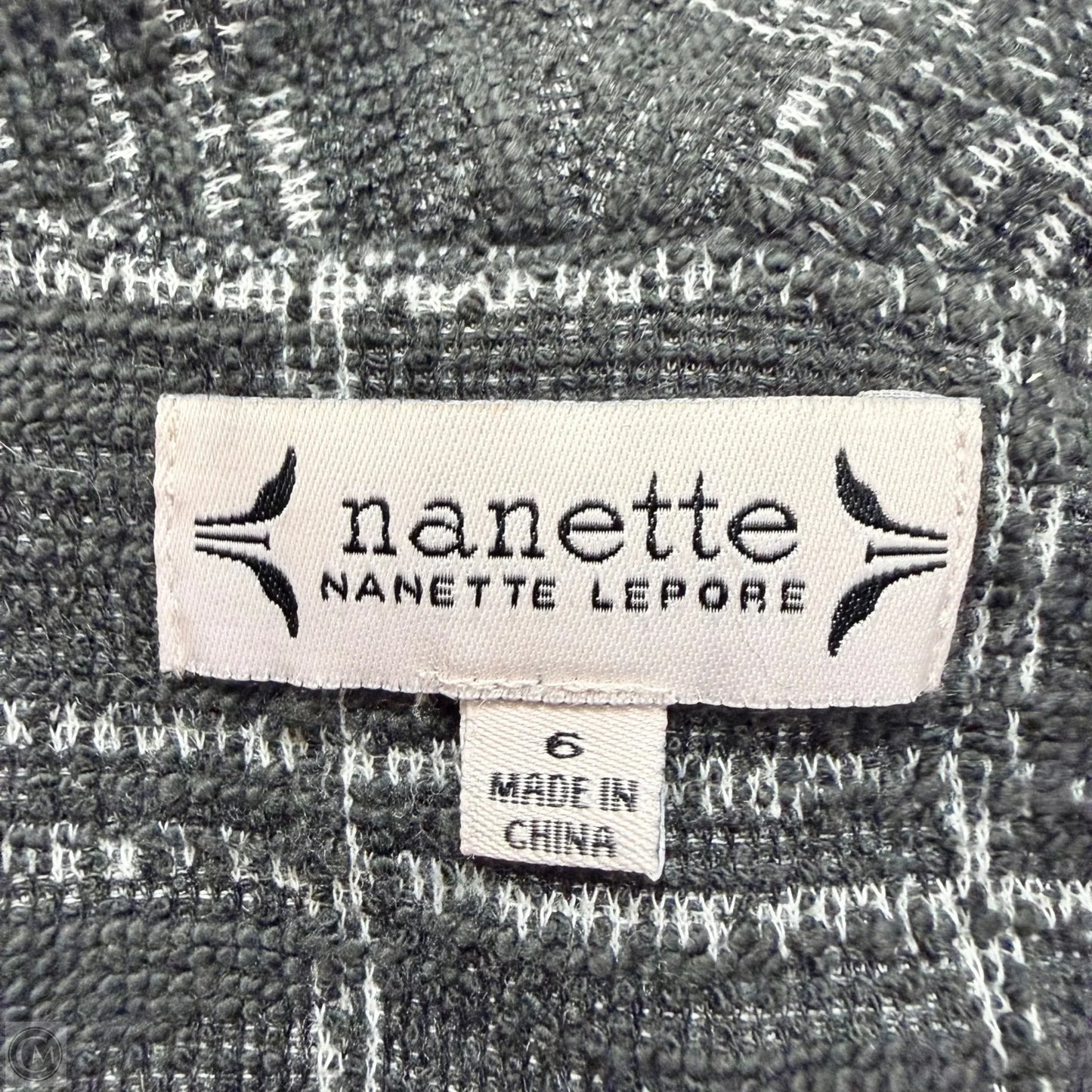 Blazer By Nanette By Nanette Lepore In Black & White, Size: S