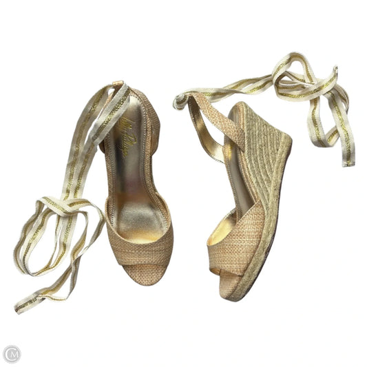Sandals Designer By Lilly Pulitzer In Tan, Size: 6