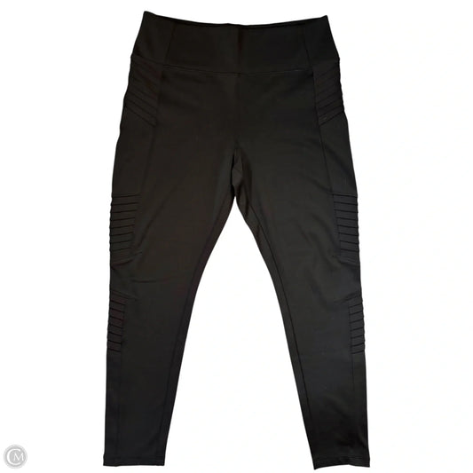 Athletic Leggings By Athleta In Black, Size: Xl