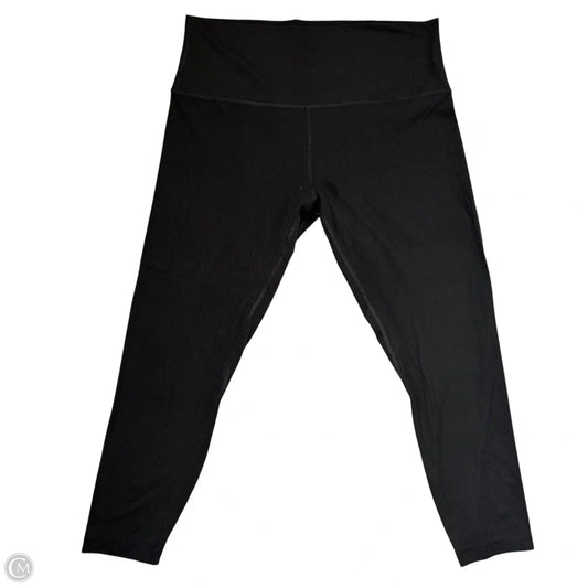 Athletic Leggings By Lululemon In Black, Size: L
