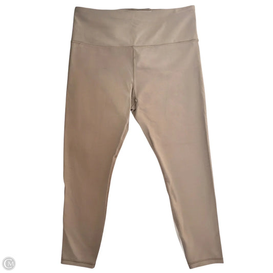 Athletic Leggings By Athleta In Brown, Size: L