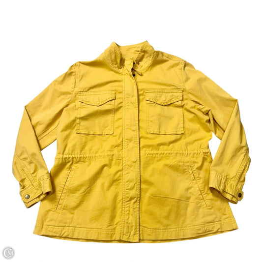 Jacket Utility By Style And Co Collection Women In Yellow, Size: Xl