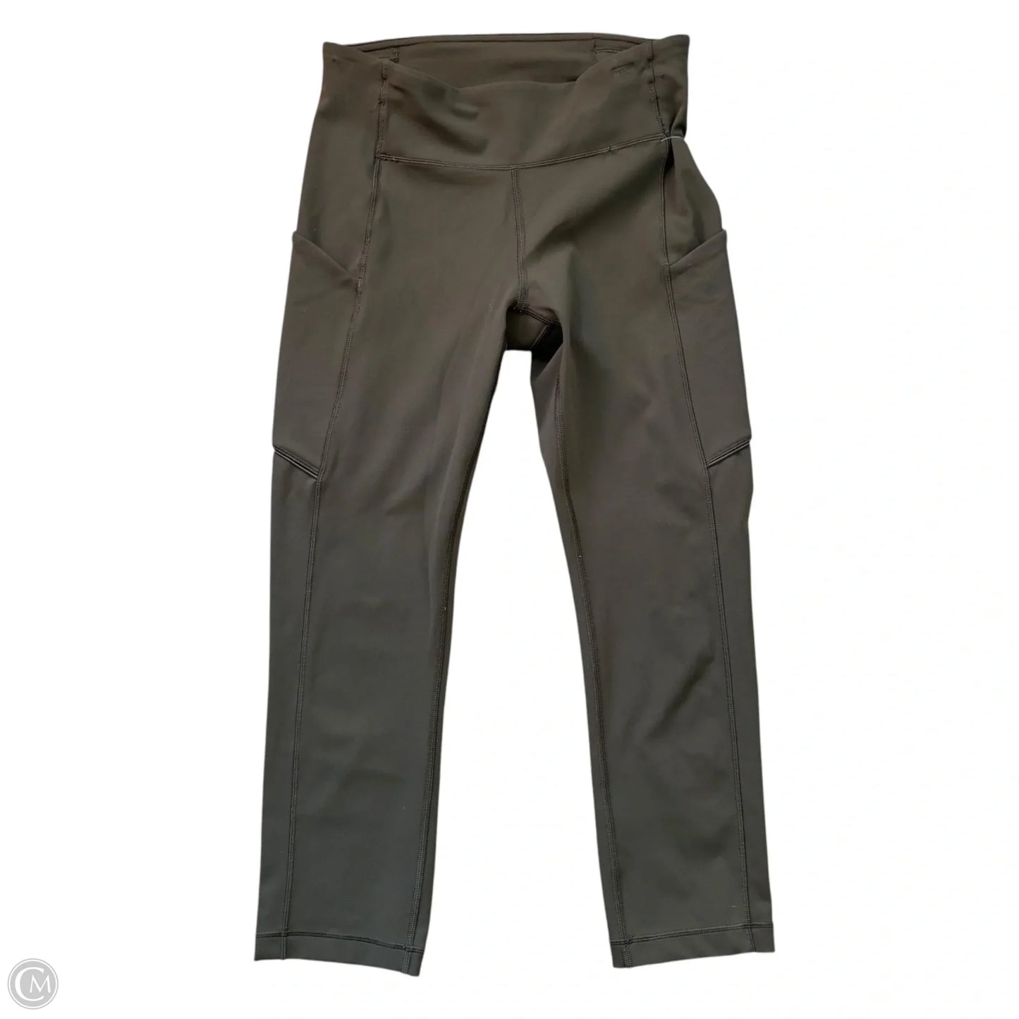 Athletic Leggings Capris By Lululemon In Green, Size: S