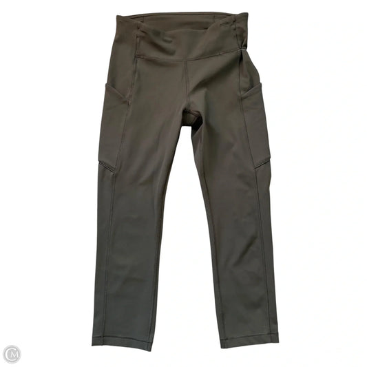 Athletic Leggings Capris By Lululemon In Green, Size: S