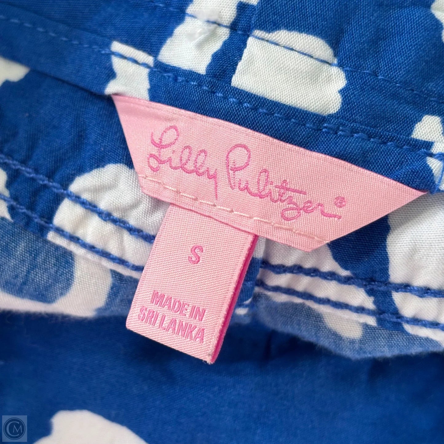 Pants Designer By Lilly Pulitzer In Blue & White, Size: S