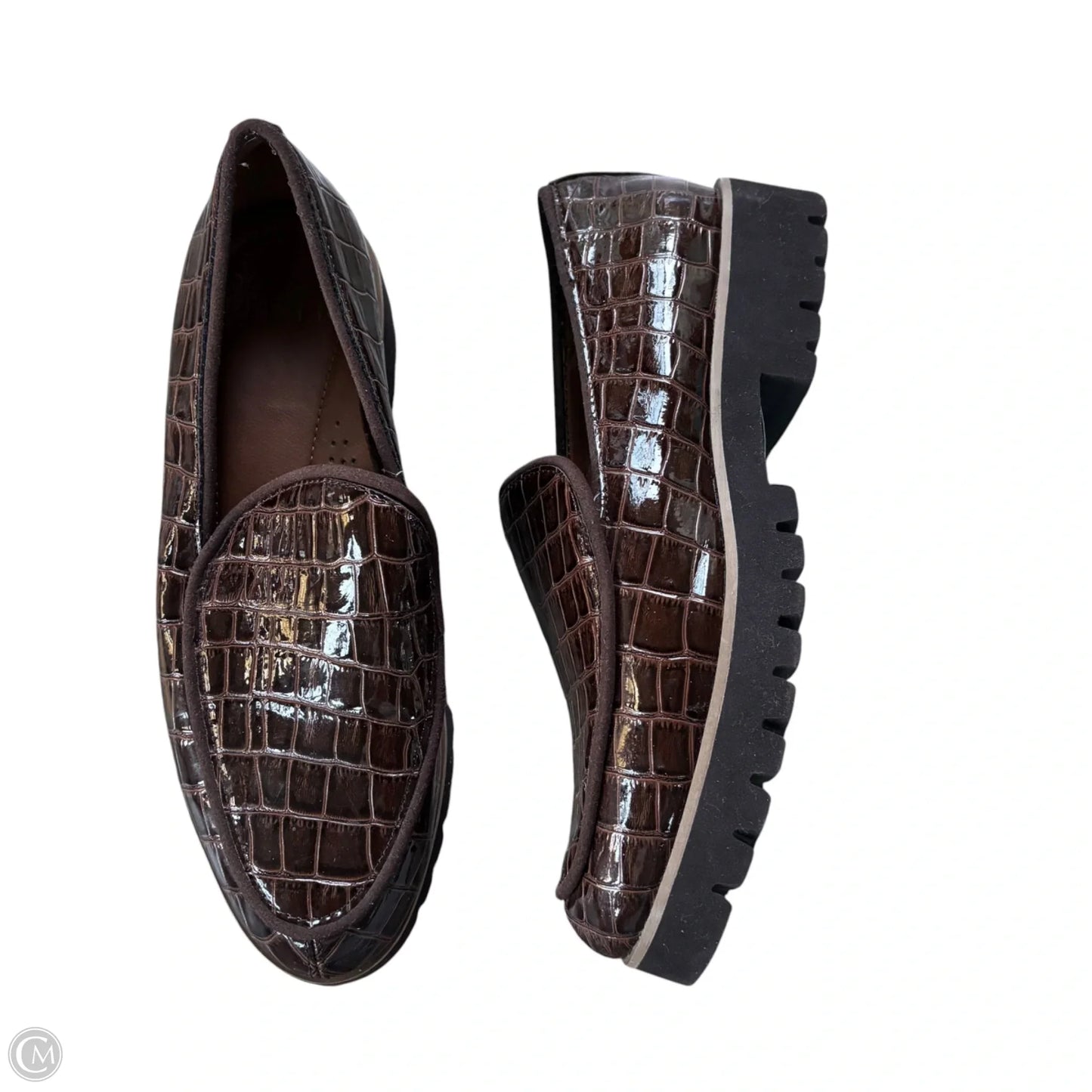 Shoes Flats By Donald Pliner In Brown, Size: 7