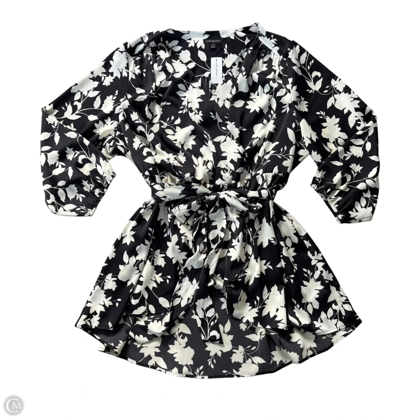 Tunic Long Sleeve By Lane Bryant In Floral Print, Size: 3x
