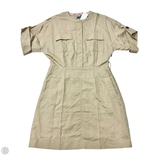 Dress Luxury Designer By Burberry In Tan, Size: M