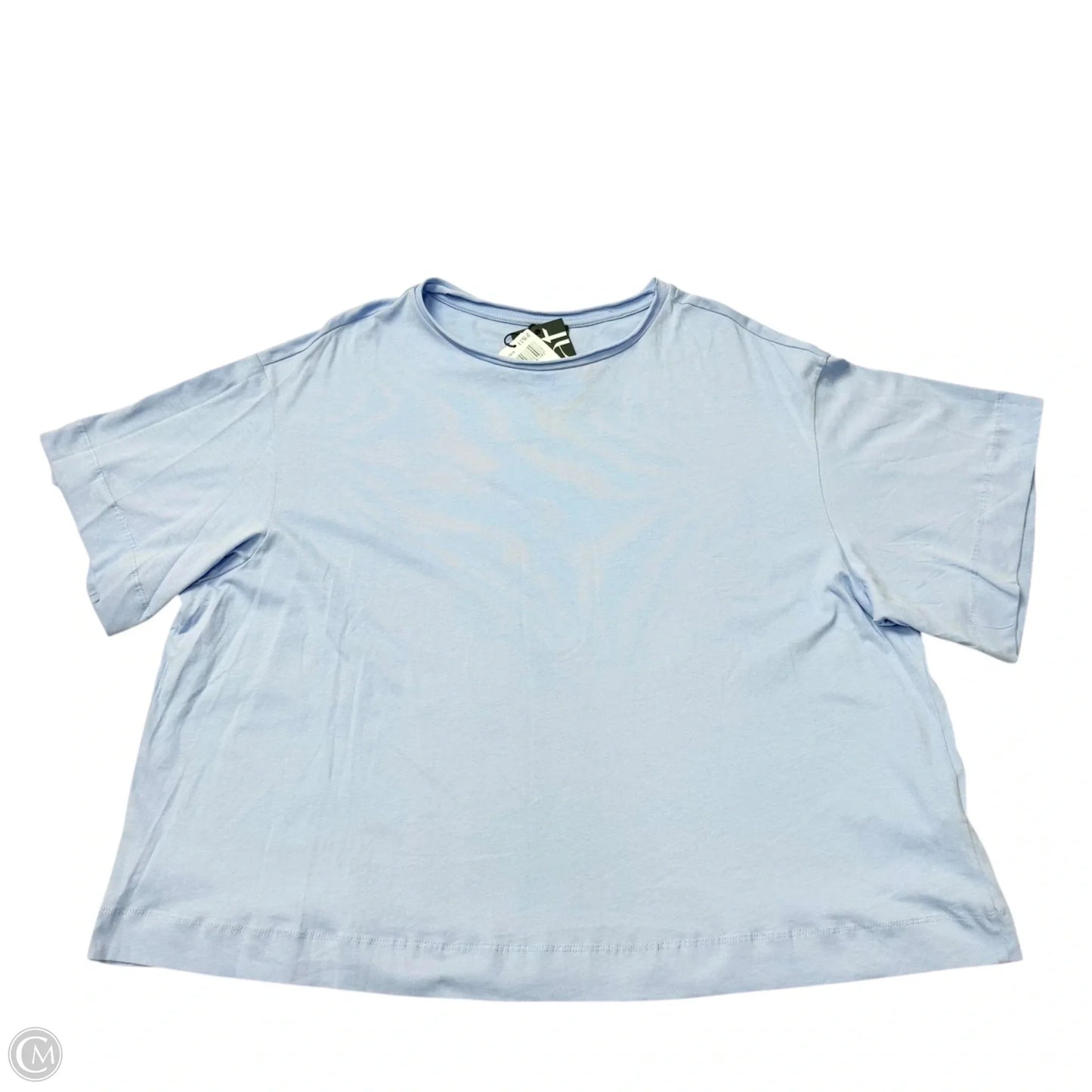 Top Short Sleeve Basic By Mat In Blue, Size: M