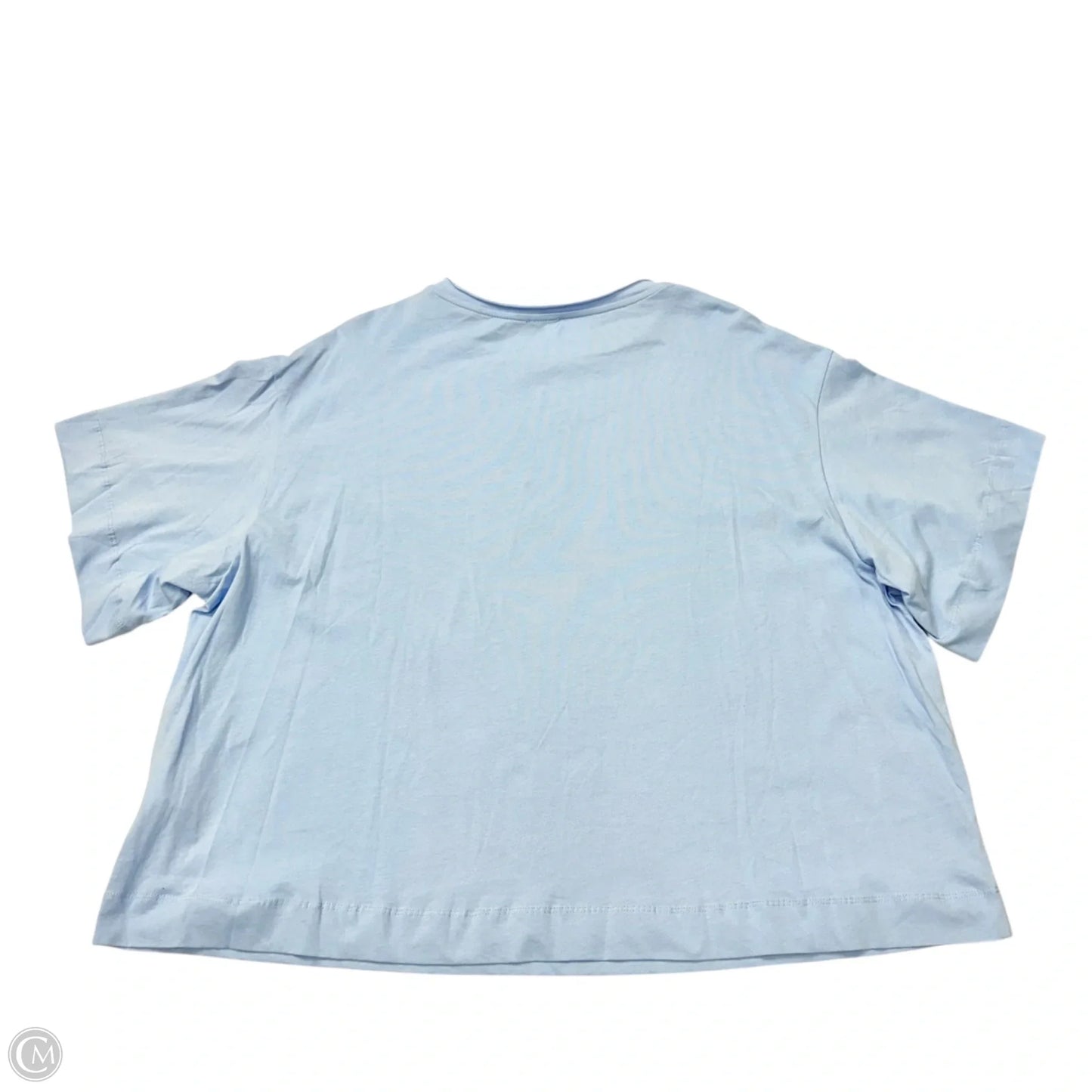 Top Short Sleeve Basic By Mat In Blue, Size: M