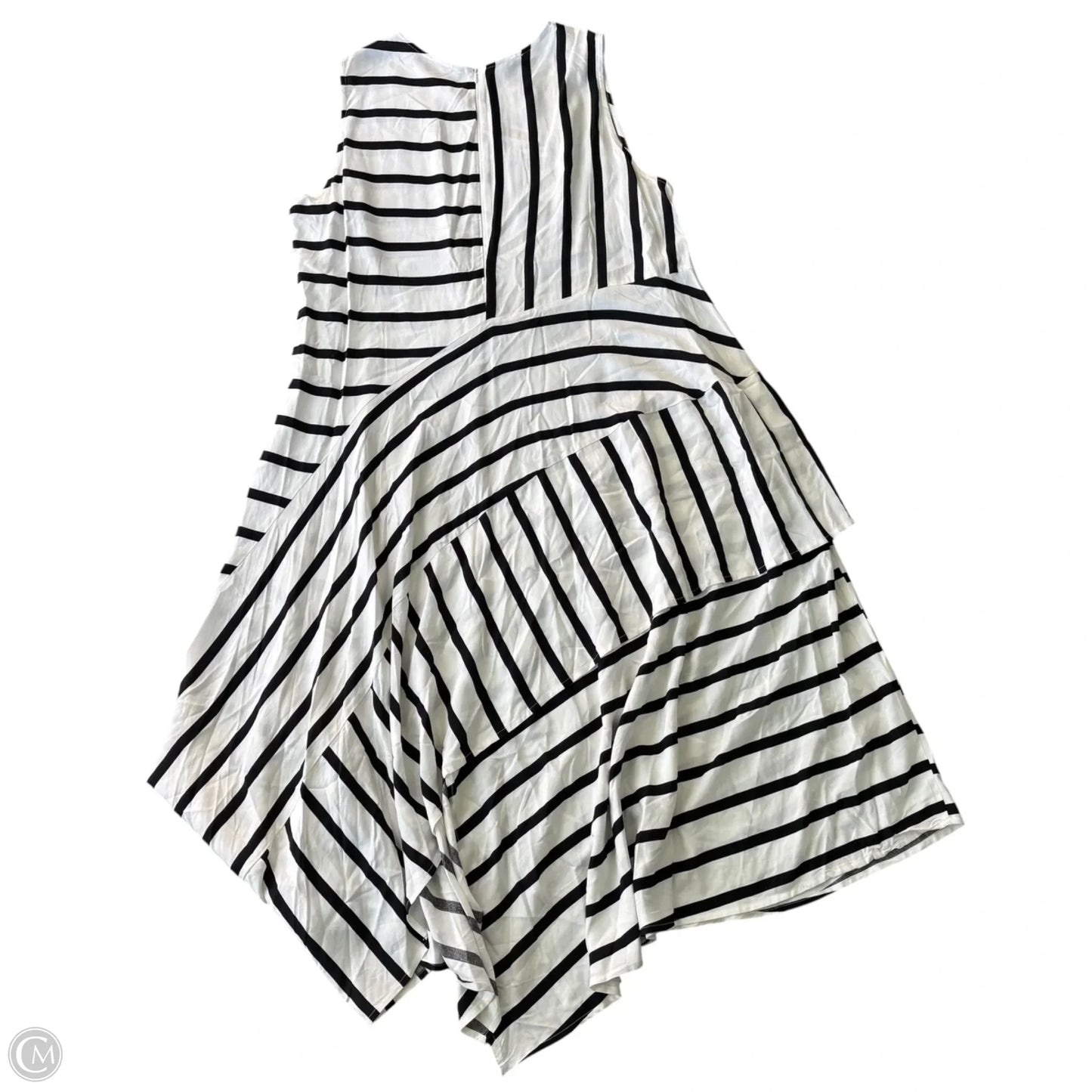 Dress Casual Maxi By Mat In Striped Pattern, Size: M