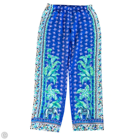 Pants Designer By Lilly Pulitzer In Blue & Purple, Size: S