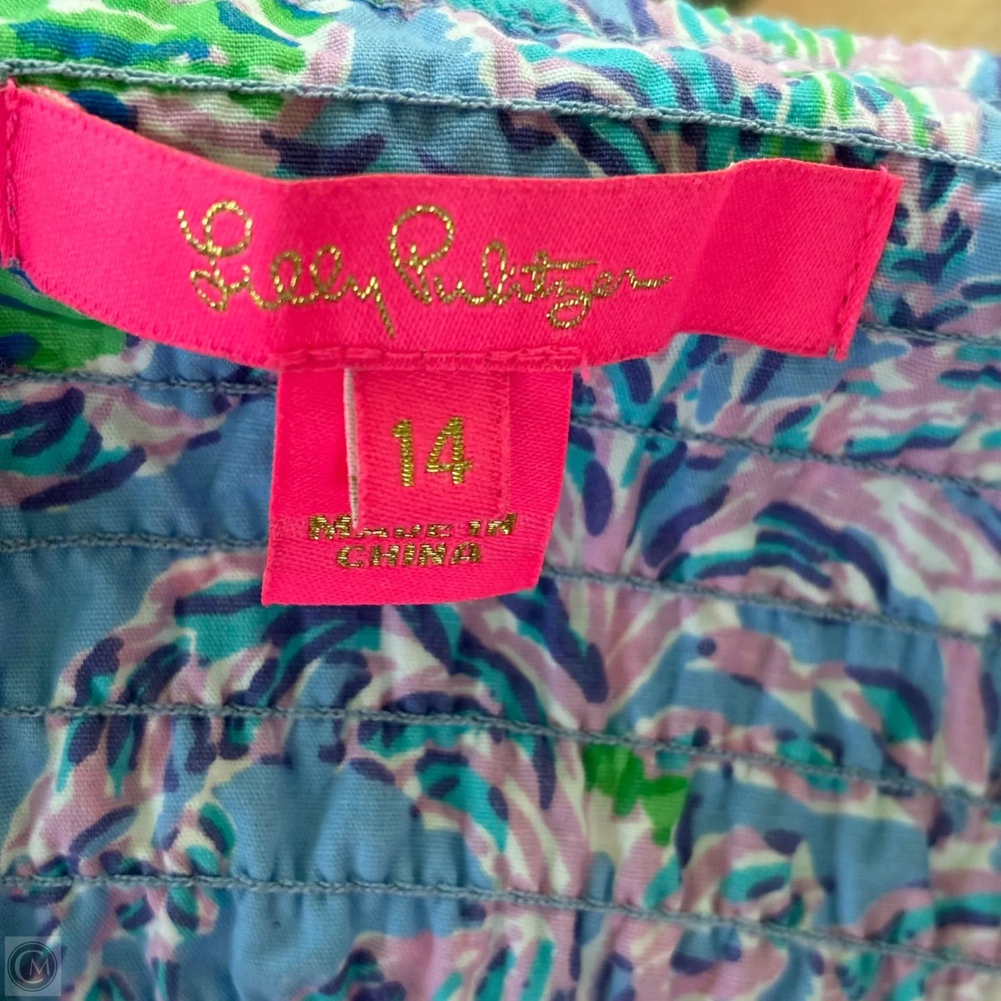 Top Sleeveless Designer By Lilly Pulitzer In Blue, Size: L