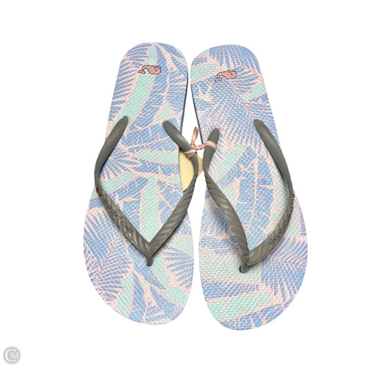 Sandals Flip Flops By Vineyard Vines In Tropical Print, Size: 10