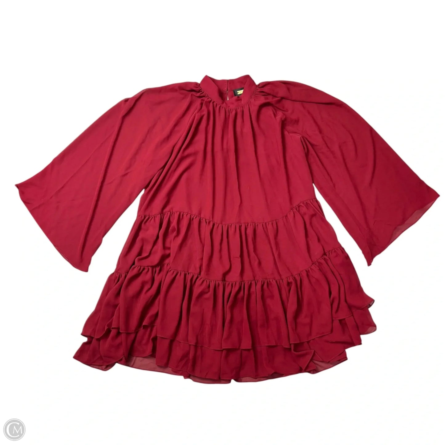 Dress Casual Short By Alexia Admor In Maroon, Size: L