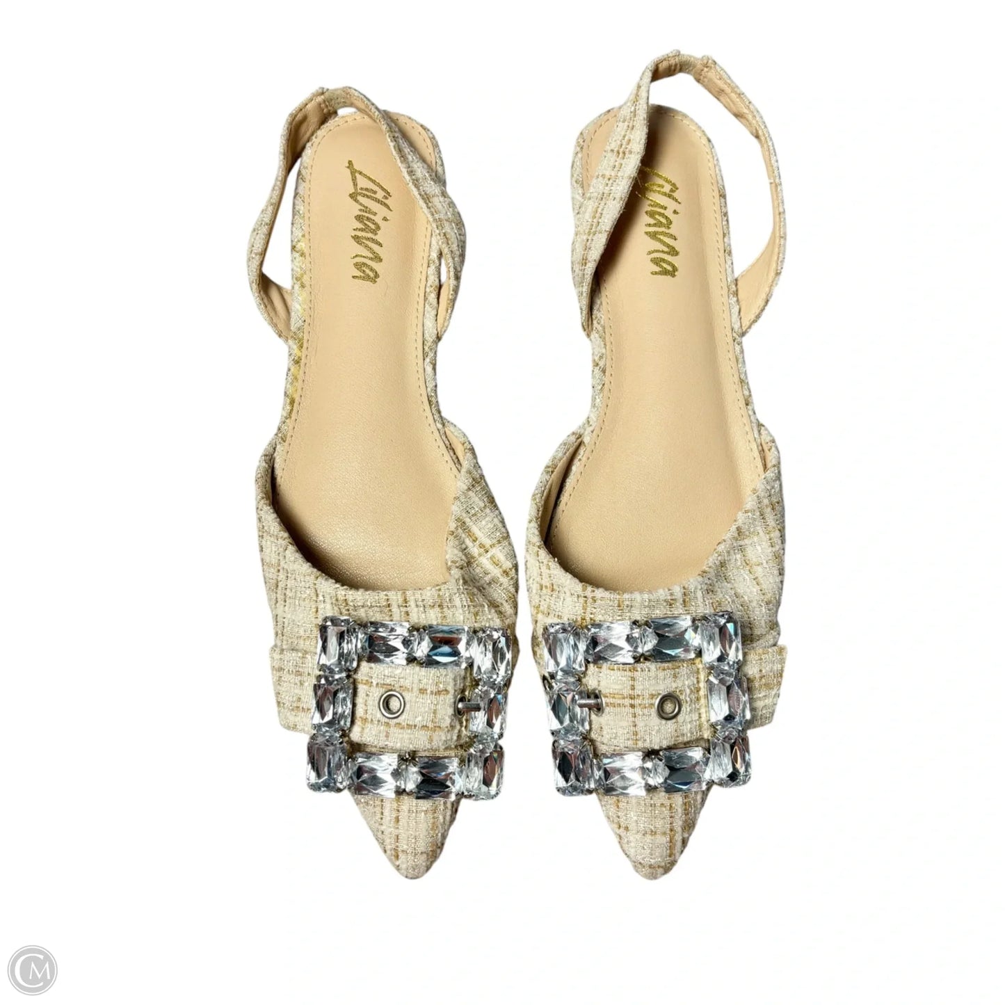 Shoes Flats By Liliana In Beige, Size: 9