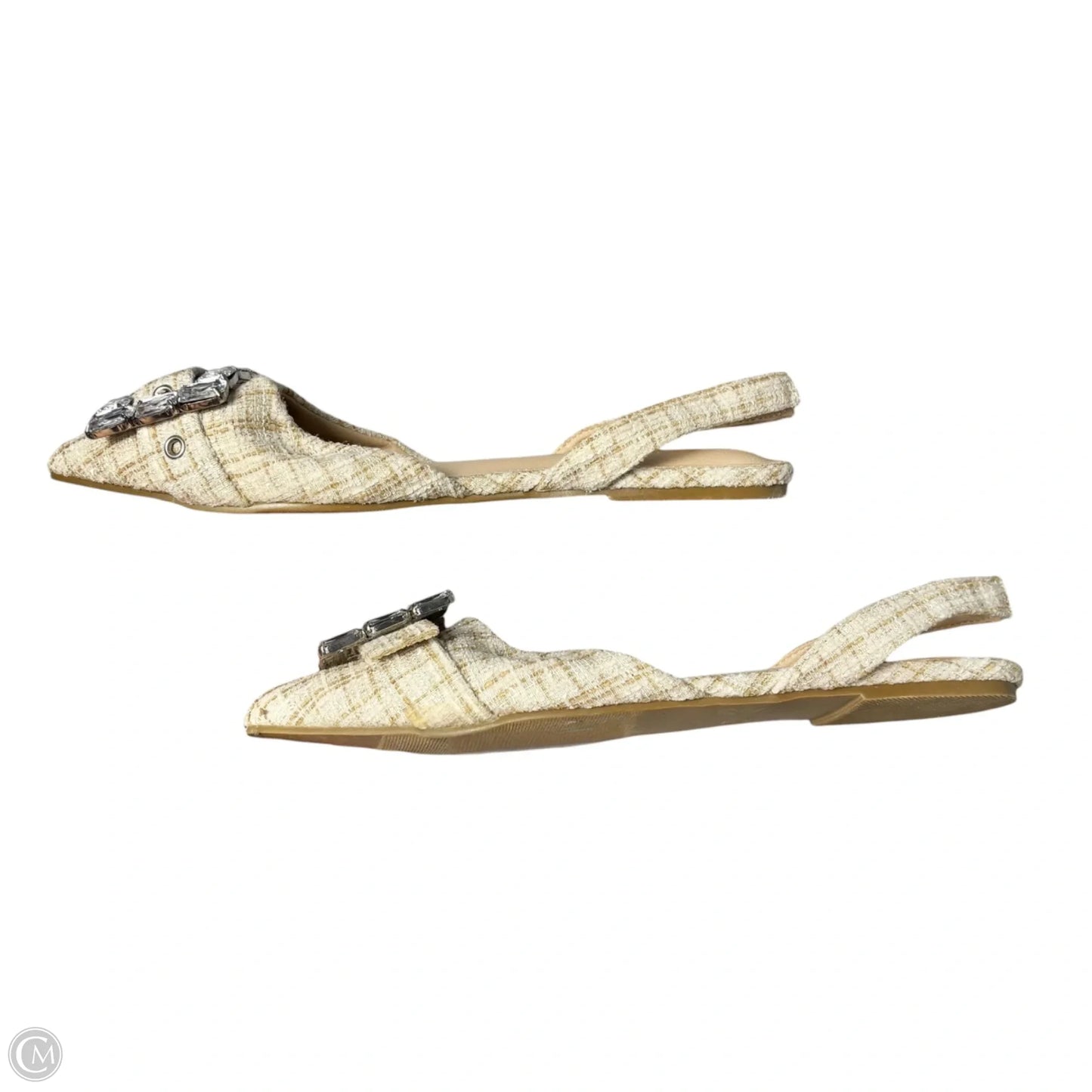 Shoes Flats By Liliana In Beige, Size: 9