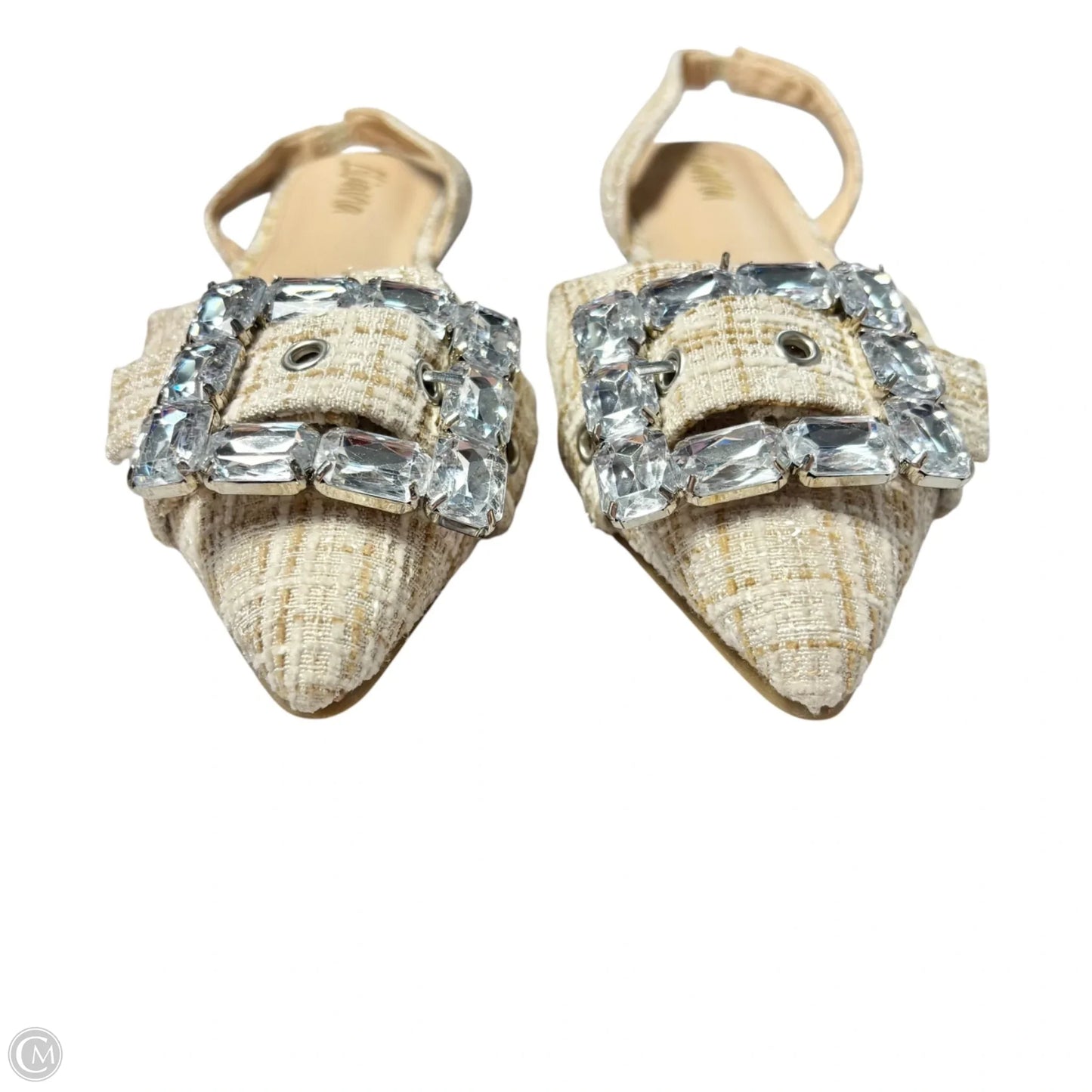 Shoes Flats By Liliana In Beige, Size: 9