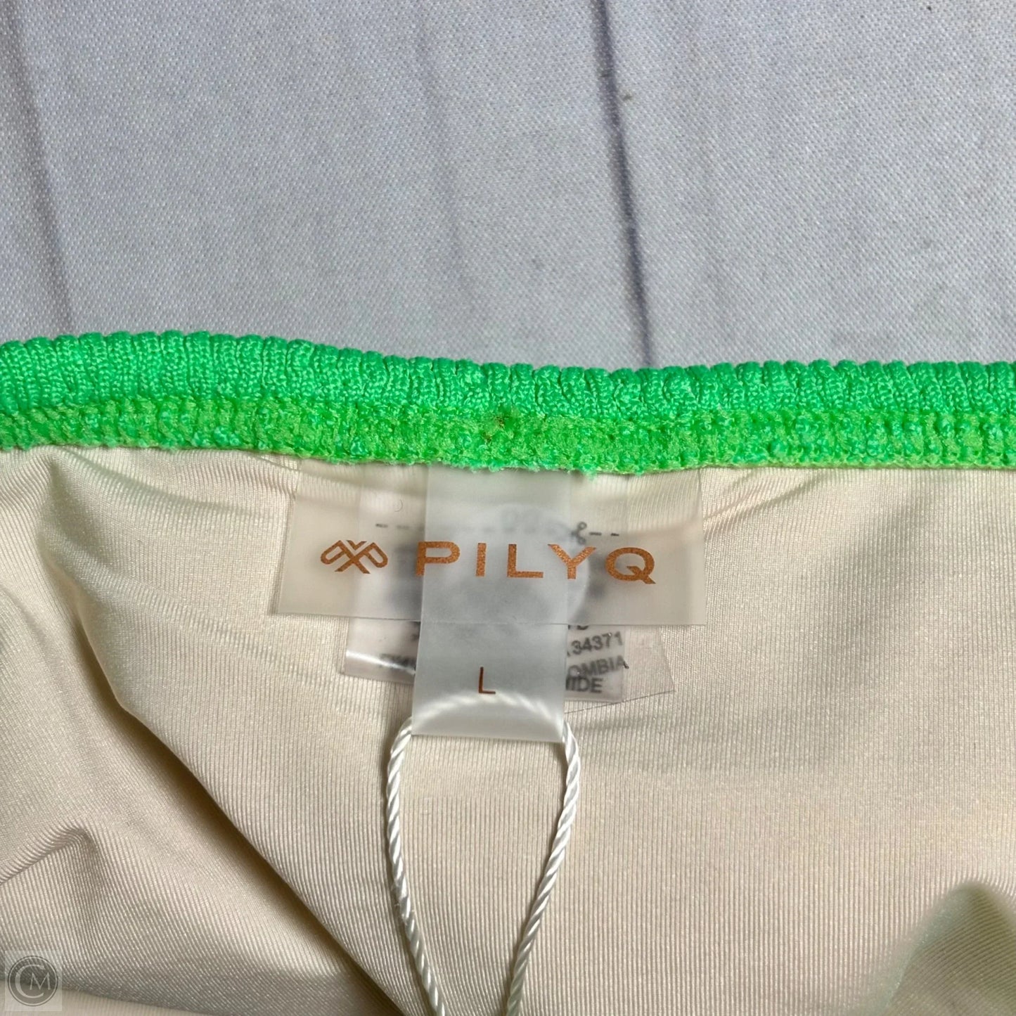 Swimsuit 2pc By Pilyq In Green, Size: L