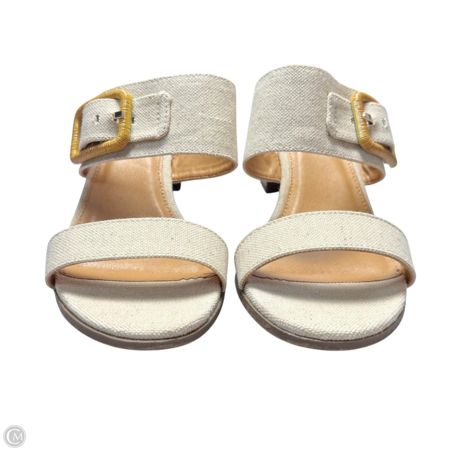 Sandals Heels Block By Tommy Bahama In Tan, Size: 7