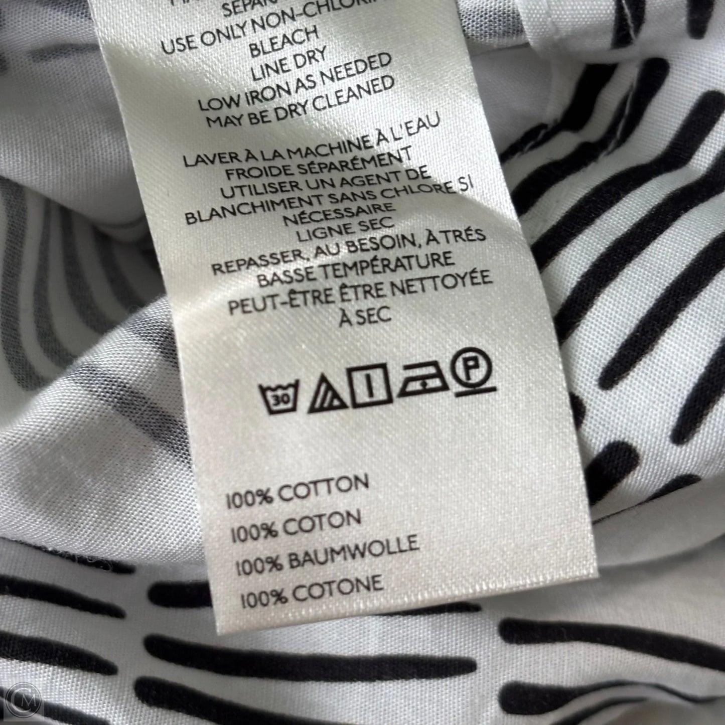 Dress Casual Midi By Maeve In Black & White, Size: L