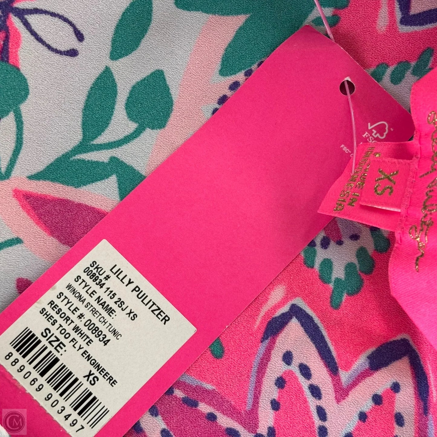 Top Long Sleeve Designer By Lilly Pulitzer In Floral Print, Size: Xs