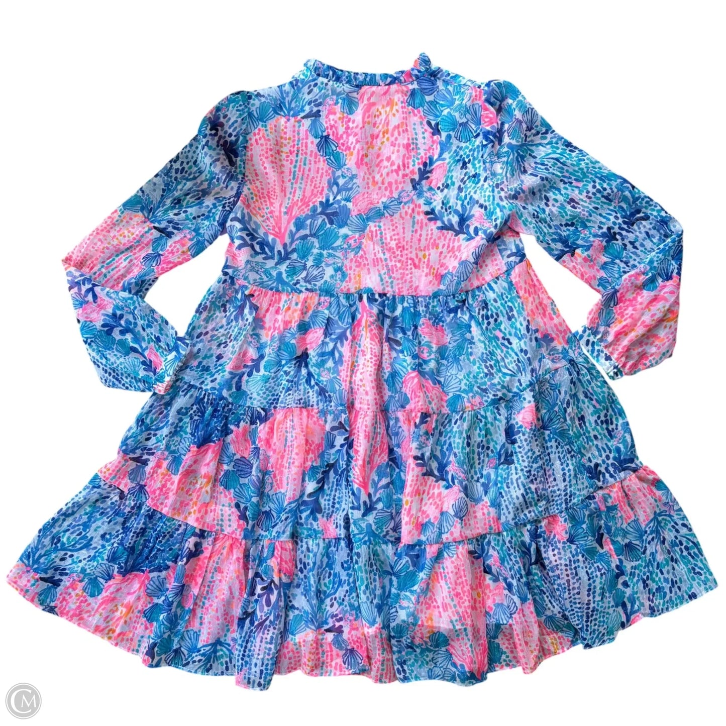 Dress Designer By Lilly Pulitzer In Blue & Pink, Size: Xs