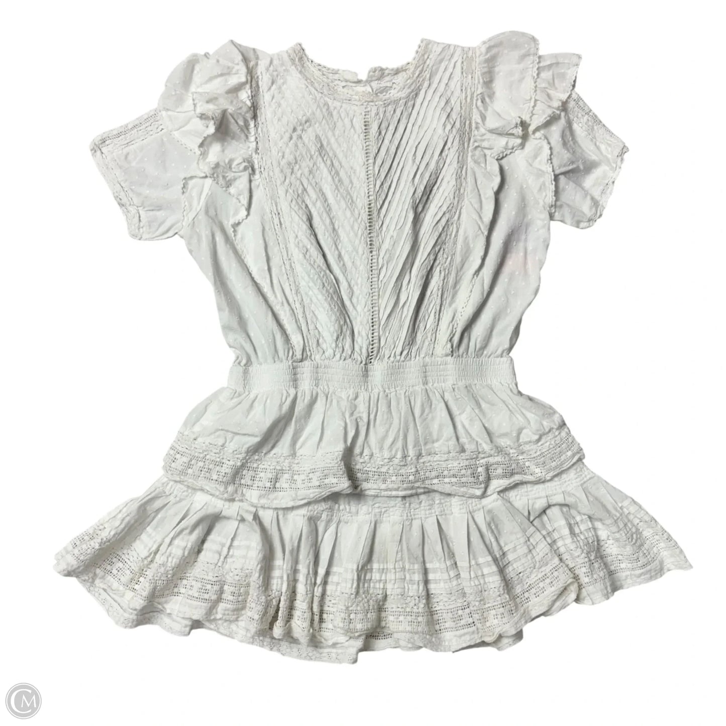 Dress Casual Short By Maia Bergman In White, Size: L