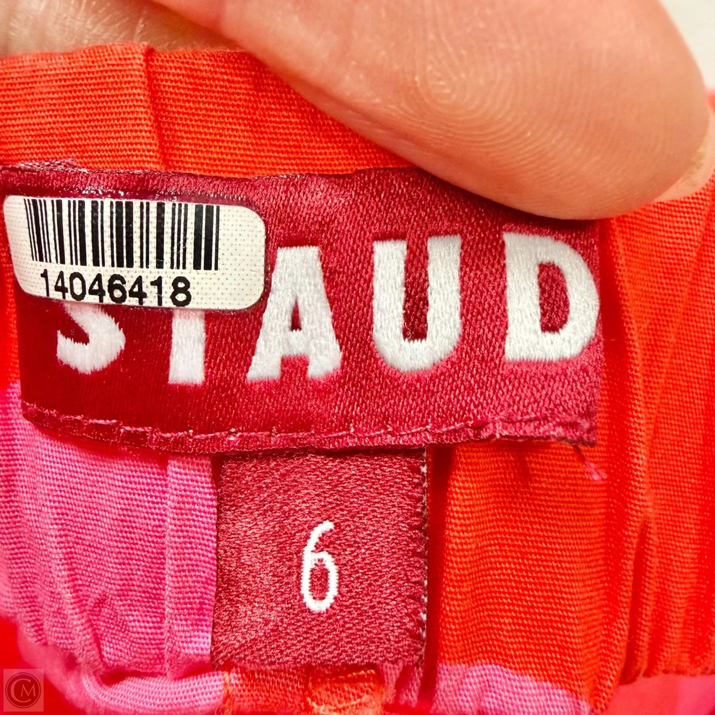 Romper By Staud In Orange & Pink, Size: S