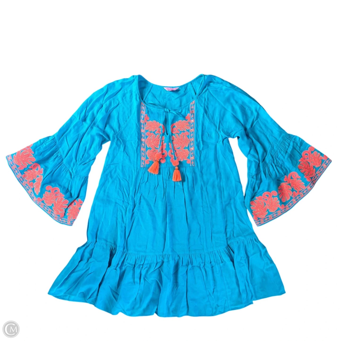 Dress Designer By Lilly Pulitzer In Blue & Pink, Size: S