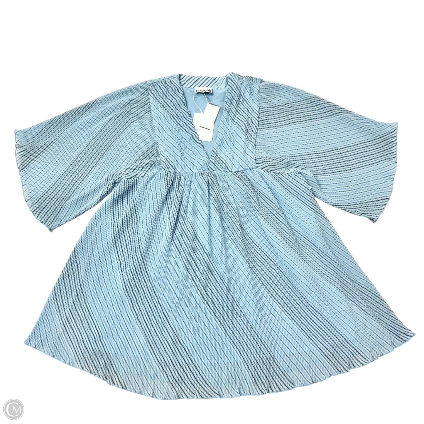 Dress Casual Short By Ganni In Striped Pattern, Size: S/M