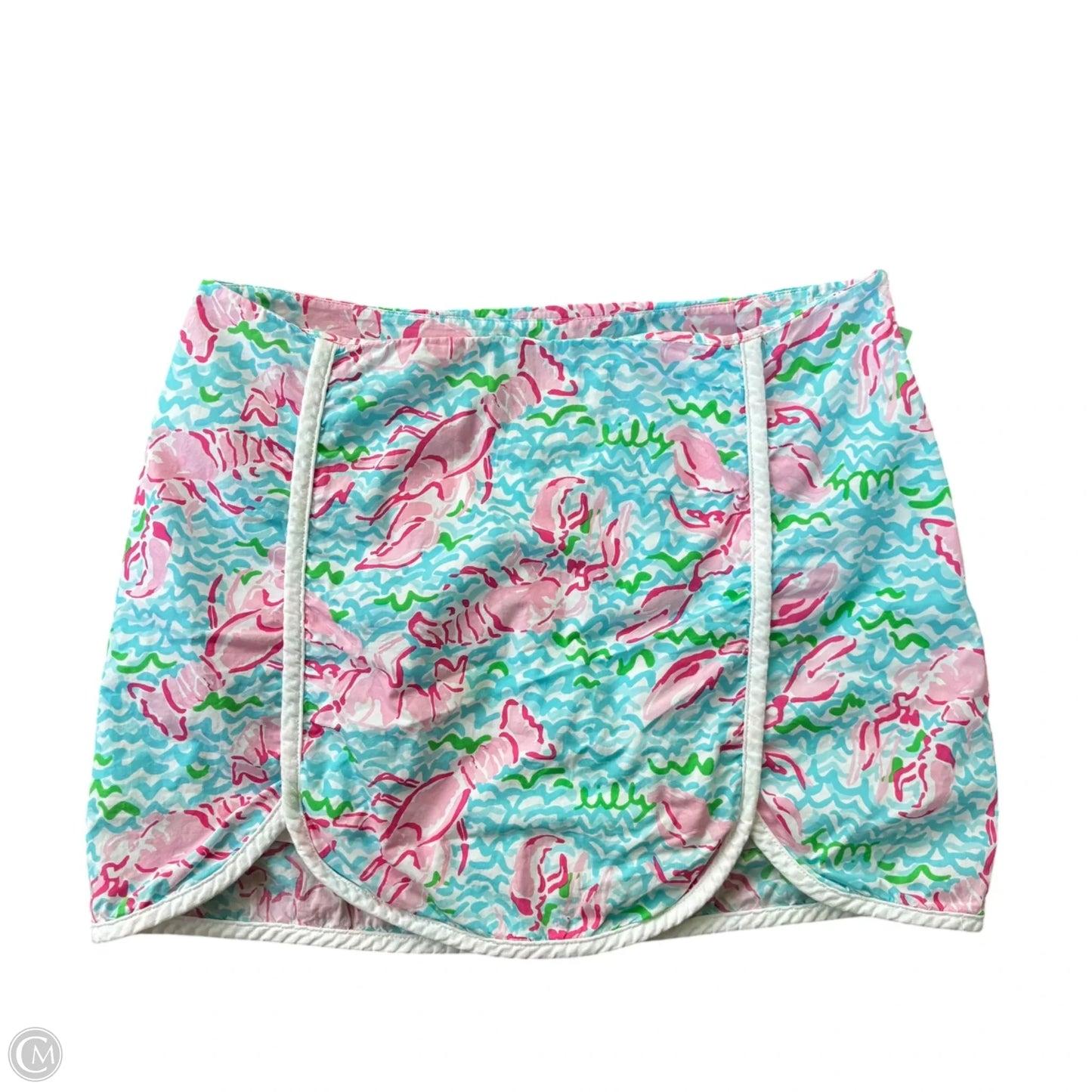 Skort Designer By Lilly Pulitzer In Blue & Pink, Size: 0