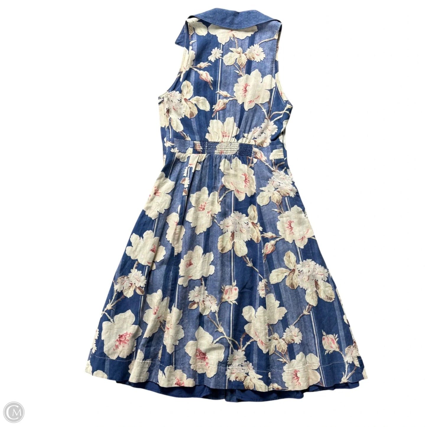 Dress Casual Midi By Anthropologie In Floral Print, Size: S