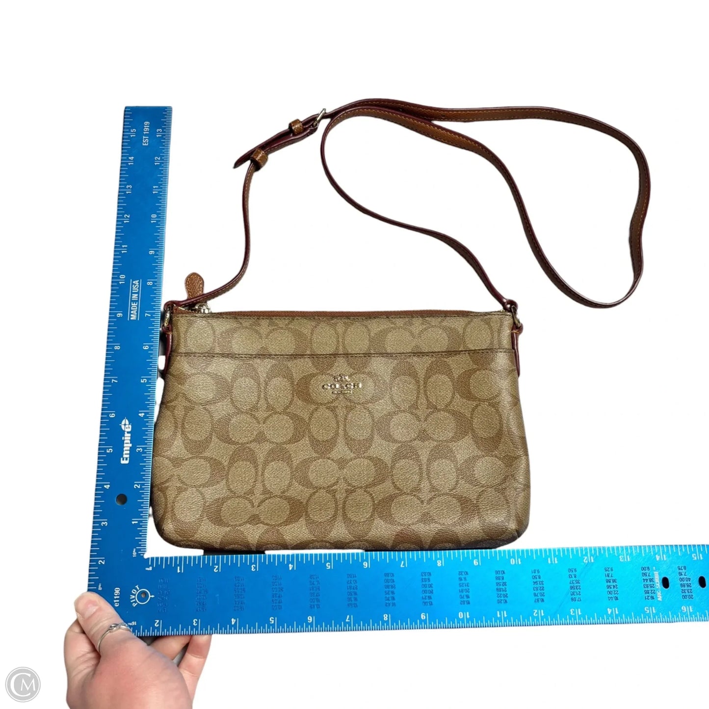 Crossbody Designer By Coach, Size: Small