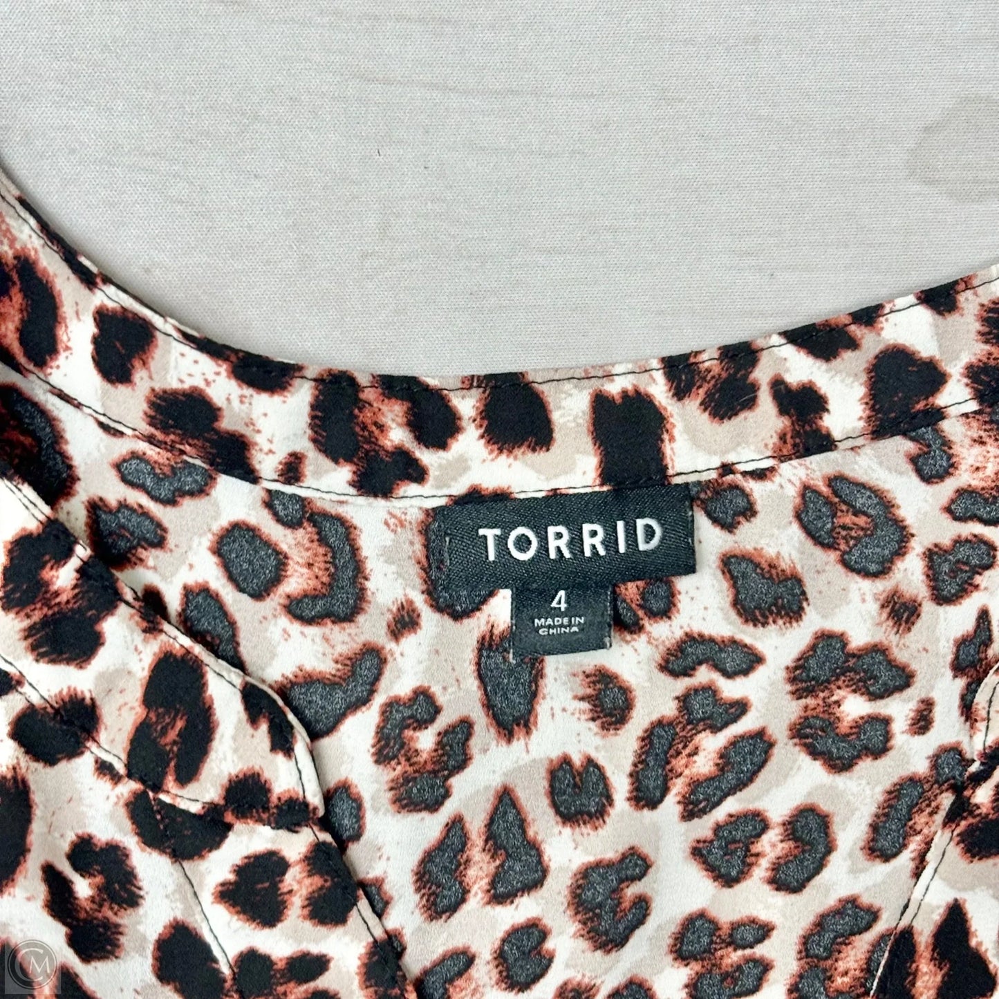 Top Sleeveless By Torrid In Leopard Print, Size: 4x