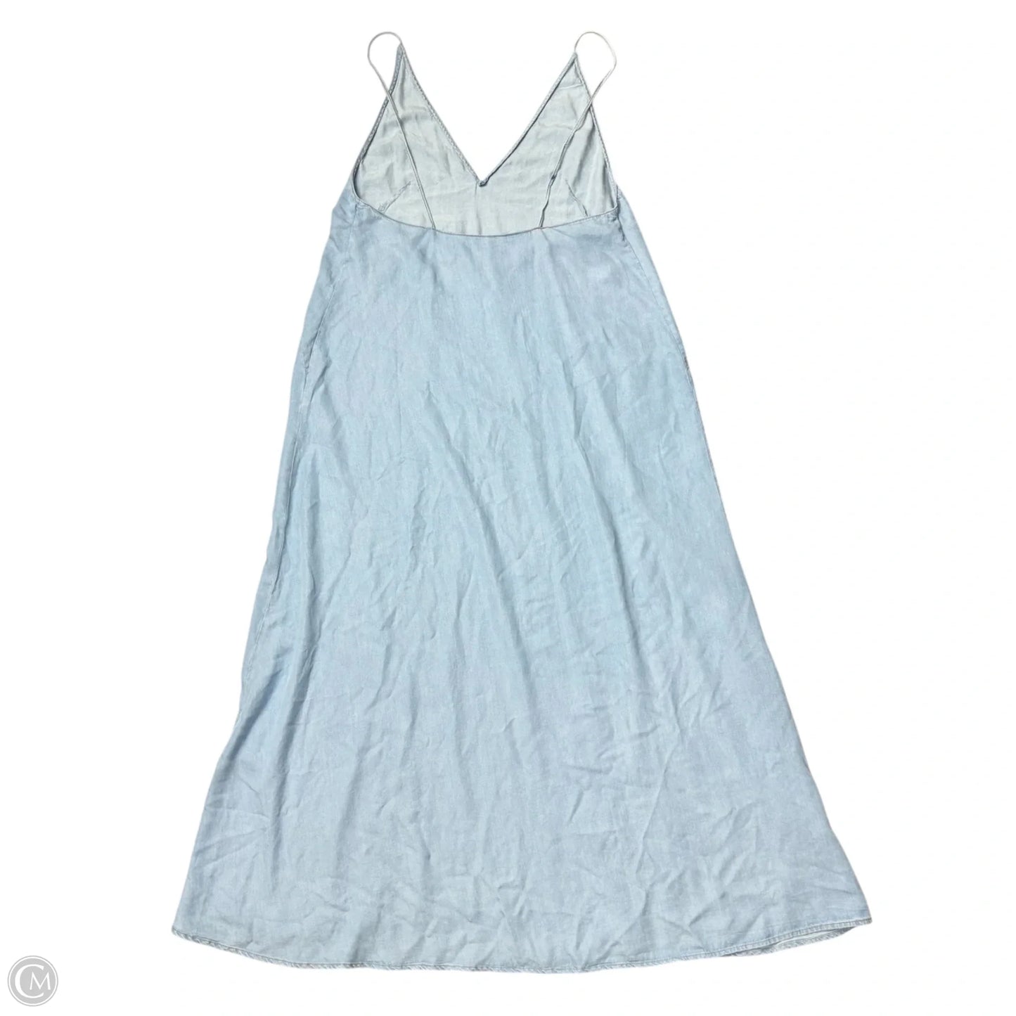 Dress Casual Maxi By Zara In Blue Denim, Size: Xl