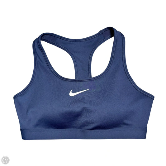Athletic Bra By Nike Apparel In Navy, Size: M