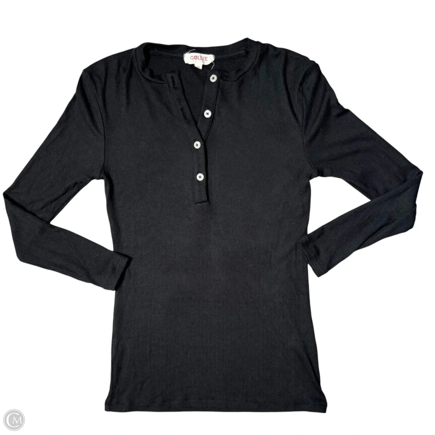 Top Long Sleeve By Goldie Lewinter In Black, Size: Xs