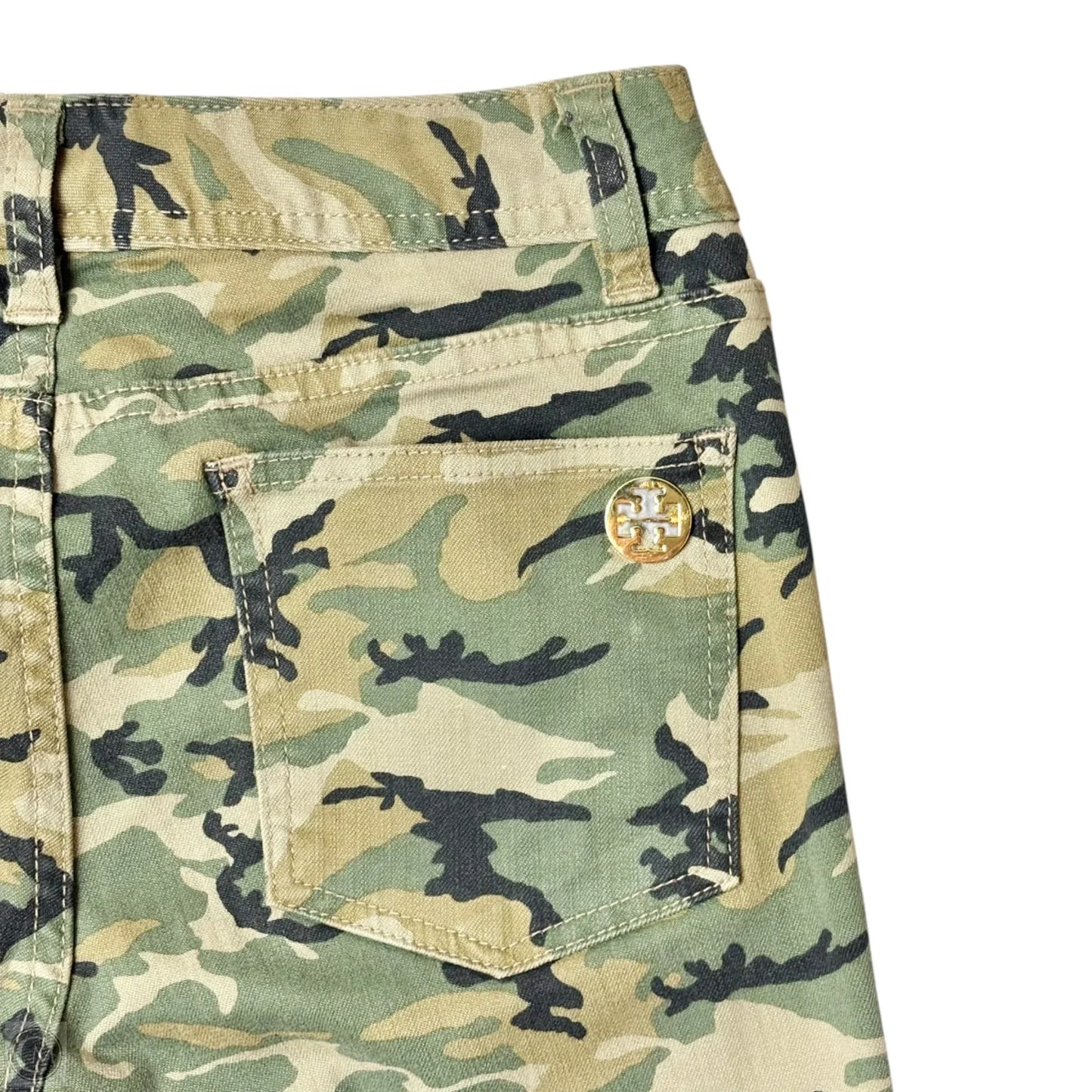 Pants Designer By Tory Burch In Camouflage Print, Size: 2