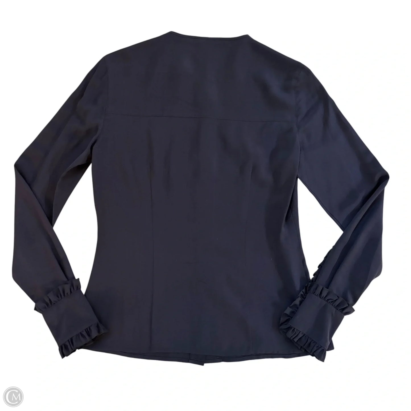 Blouse Designer By Tory Burch In Navy, Size: Xs