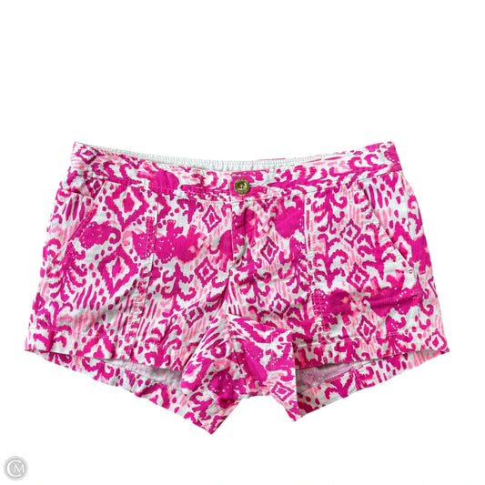 Shorts Designer By Lilly Pulitzer In Purple & White, Size: 4