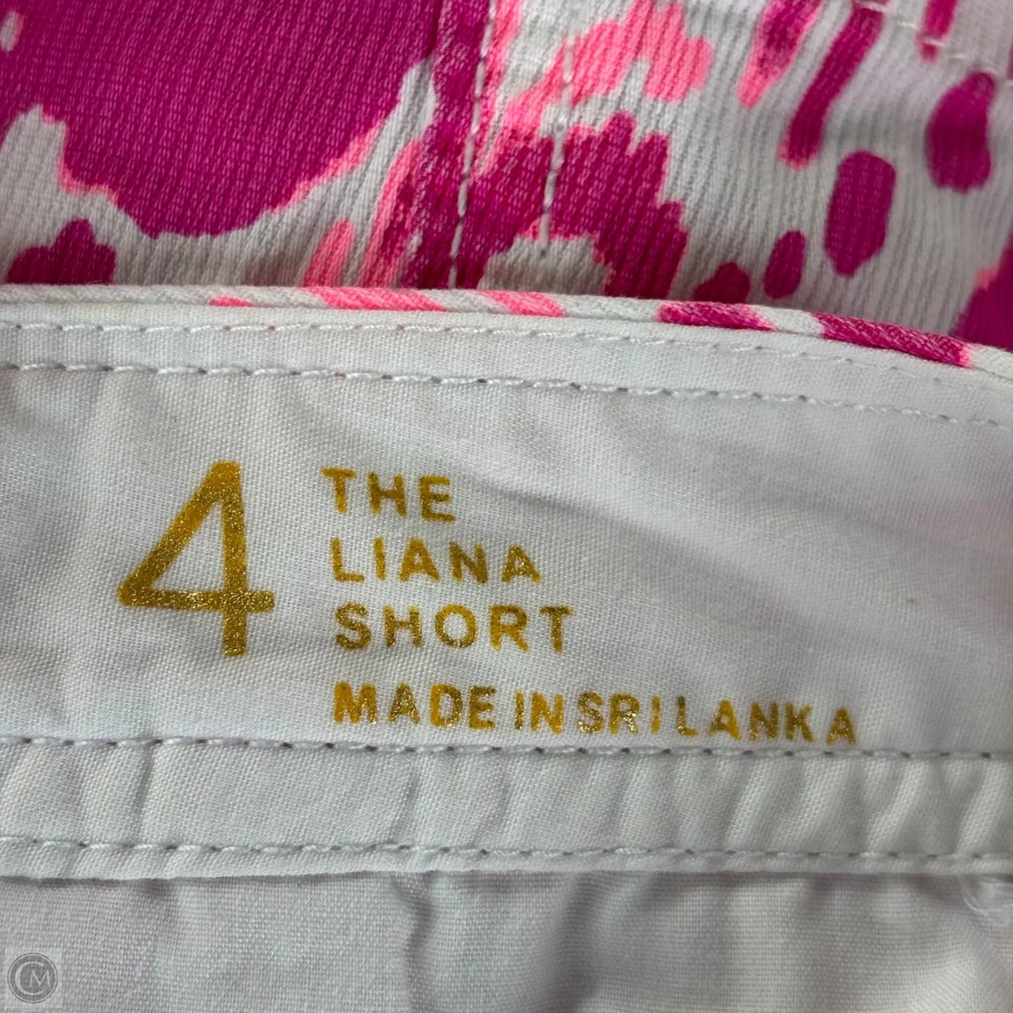 Shorts Designer By Lilly Pulitzer In Purple & White, Size: 4